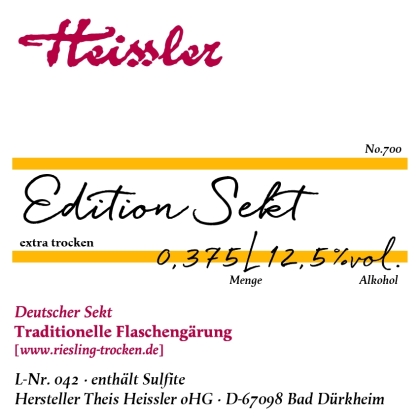 Edition Sekt - brut - 0,375l